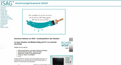 Desktop Screenshot of isag.woehrgmbh.de