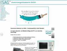 Tablet Screenshot of isag.woehrgmbh.de